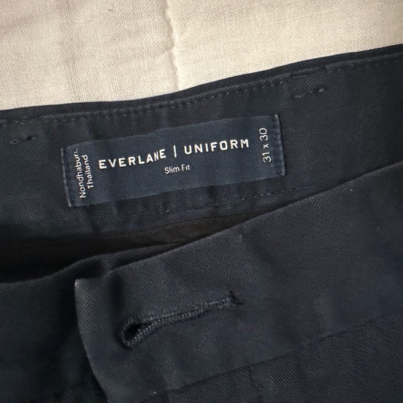 Everlane Uniform Performance Chino Slim 31x30 — Navy Blue - Picture 2 of 2
